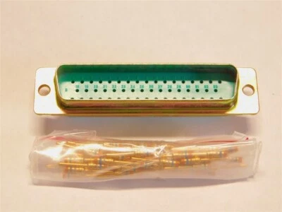 Mil-Spec Amphenol PCD M24308/4-5Z 50P Male Plug D-Sub Connector w/Crimp Contacts - Image 1 of 2