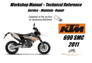 KTM 690SMC 690 SMC  Service Repair Workshop Manual USB 2011 - Picture 1 of 11