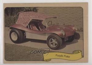 1974 Fleer Kustom Cars Stickers Purple Flake 0s4
