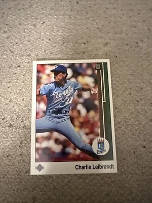 1989 Upper Deck Charlie Leibrandt Kansas City Royals #637 - Image 1 of 2