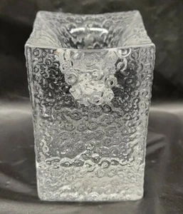 Mid century Randsfjord Glass Candleholder Krystal 24% made in Norway  - Picture 1 of 12
