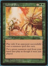 Lure of Prey Mirage HEAVILY PLD Green Rare MAGIC MTG CARD (ID# 234217) ABUGames