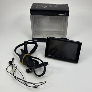 Garmin Nuvi 1490T 5" GPS navegación por satélite navegación por satélite mapas de calles alertas de por vida probado en caja - Imagen 1 de 12