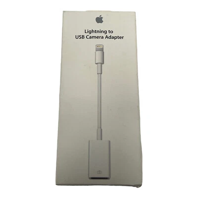 Apple Lightning to USB Camera Adapter A1440 MD821AM/A NEW ORIGINAL OEM BOX - Image 1 of 3