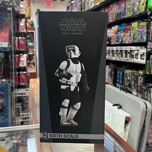 Scout Trooper (Star Wars, Sideshow) OPEN BOX - Picture 1 of 13
