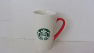 Starbucks 2020  Holiday White Green Siren w/ Red Handle 16 oz. Tall Mug - Picture 1 of 4