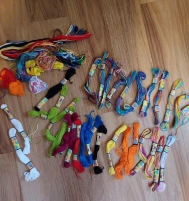 Prism 6 Ply Embroidery Thread Assorted Colors  And Skeins - Image 1 of 4