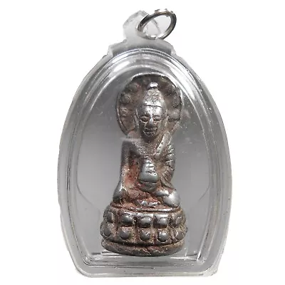 Perfect! Old Amulet Phra Praphamonthol Hot Pendant Very Rare From Siam !!! • 1.34$