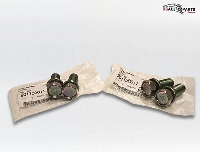 QTY 4  - Genuine Subaru Disc Brake Caliper Bracket Mount Bolt For Impreza 90-19 - Image 1 of 4