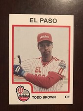 1987 Procards #1564 - Todd Brown - El Paso Diablos