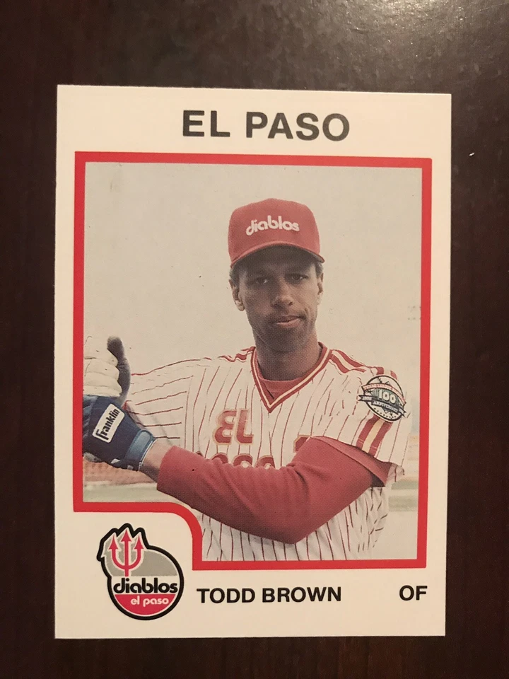 1987 Procards #1564 - Todd Brown - El Paso Diablos - Image 1 of 2