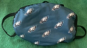 PHILADELPHIA EAGLES: Face Covering Green + Little White Eagle Logos BN Fr Shp - Picture 1 of 4