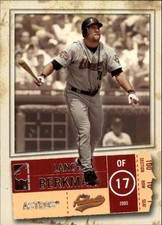 2005 Fleer Authentix Baseball Card #13 Lance Berkman