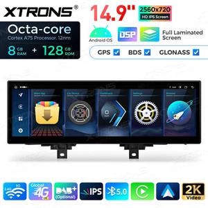 14,9" Android 14 Auto Screen Upgrade 4G 8+128 GPS Navi Für BMW F30 F31 F34 NBT - Bild 1 von 16