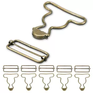 6 Sets Gesamtverschluss Ersatz 1-1/2" Overall Hosenträger Latzhose Schnalle Clips - Bild 1 von 6