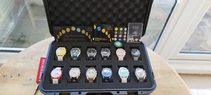 OMEGA SWATCH MOONSWATCH. FULL SET 12 WATCHES Including MOONSHINE GOLD and CASE. - Picture 1 of 17