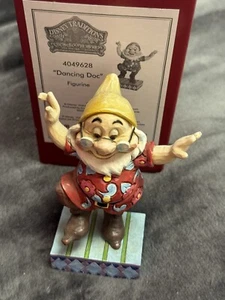Disney Traditions Jim Shore 4049628 schneeweiße tanzende Doc Zwergfigur SELTEN - Bild 1 von 11