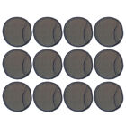  12 Pcs Makeup Remover Loose Power Puff Face Sponges for Wig Bags Satin Wipe Pad