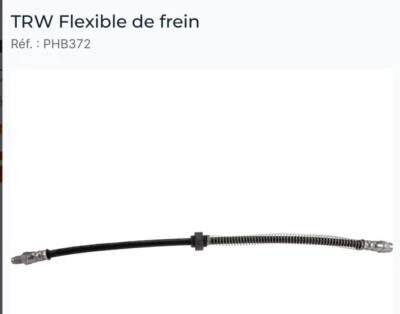 TRW Flexible de frein PHB372 convient pour PEUGEOT Citroën - Photo 1/4