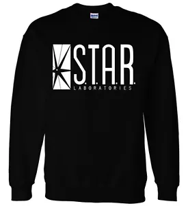 Star Labs schwarze Sweatshirts - JUGEND und ERWACHSENE - bis zu 5x STAR LABORATORIES - Bild 1 von 1