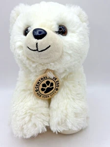 Wild Republic Central Park Zoo NYC Polar Bear Bean Bag Plush Stuffed Animal Cute - Picture 1 of 11