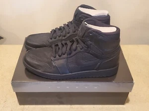 2009 Air Jordan 1 Retro High 332550-002 Black - Anthracite Size 10.5 New In Box - Picture 1 of 12