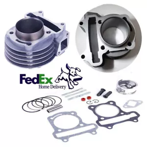 for GY6 100cc Scooter ATV 50mm Big Bore Cylinder Piston Ring Valve Oil Seal Kit - Picture 1 of 11