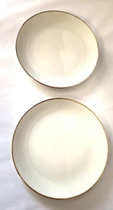 Seltmann Weiden Bavaria vintage plate Dessert salad White ribbed edge Gold trim - Picture 1 of 5
