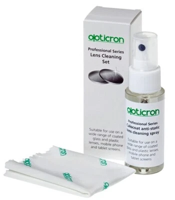 Opticron Pro Series Binocular Lens Cleaning Kit including 30ml Fluid & Cloth (UK - Image 1 of 4