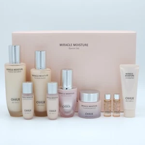 OHUI Miracle Moisture 4pcs Special Set 9 Items Smooth Moisturizing K-Beauty