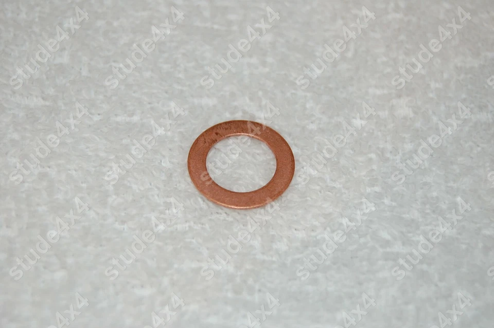 STUDEBAKER FLEXIBLE BRAKE HOSE COPPER GASKET .390" I.D. 1939-64 # 195569 - Image 1 of 1