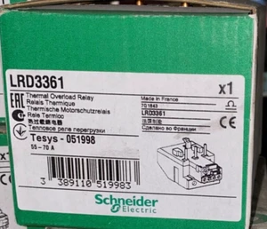 SCHNEIDER LRD3361 THERMISCHES ÜBERLASTRELAIS 55-70A NEU IN BOX VERSANDFERTIG - Bild 1 von 1