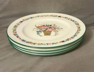 Vintage 1940's Wedgwood Belmar Basket Luncheon Salad Plate Set of 4 - England - Picture 1 of 3