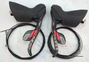 SRAM RED 10sp shifters brake lever set 2x10 mechanical carbon road gravel F & R - Picture 1 of 14