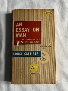 Vintage Buch Ein Essay über den Menschen Ernst Cassirer Taschenbuch Doubleday Anchor 1953 - Bild 1 von 2