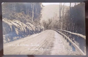 RPPC - Down Eastern Slope, Mohawk Trail, MA - 1912-20, Rough Edges - Picture 1 of 4