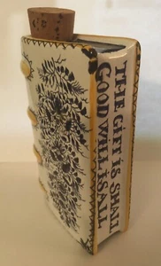 Metropolitan Museum of Art Hand Warmer Book Flask Portugal Majolica Art Pottery - Picture 1 of 6
