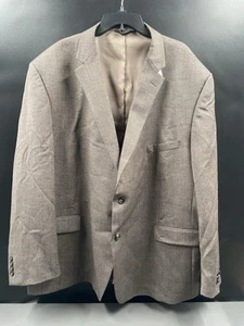 Jos A Bank Blazer Men's 58L 100% Wool Brown Traveler's Collection Tailored Fit - Picture 1 of 8