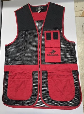 WINCHESTER Vest Mens M Trap Skeet Shooting Hunting Mesh Red And Black - Image 1 of 4