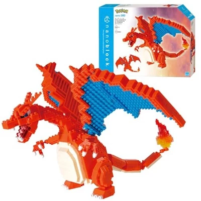 Kawada Nanoblock Pokémon Charizard DX NBPM_080 【NEW】 - Image 1 of 4