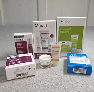 Murad Skincare Travel Size Lot 11 Piece Anti Aging, Overnight, Vitamin-C  - Picture 1 of 8