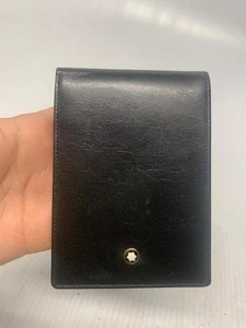 Montblanc Notizetui schwarz Leder KOSTENLOSER VERSAND - Bild 1 von 4