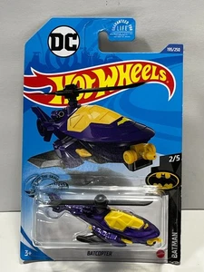 Mattel Hot Wheels Batman Batcopter Helicopter 195/250 DC Comics 2/5 - Picture 1 of 2