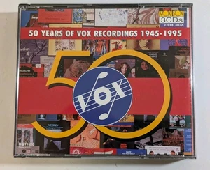 50 Years of Vox Recordings 1945-1995 (3 CD Set) Fifty Years of Vox Classical - Foto 1 di 9