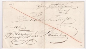 Zwettl 26.Mar.,kompletterFaltbrief,nach Rastenberg,1844 - Picture 1 of 3