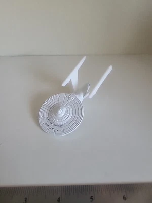 Star Tre  USS Enterprise 1701A Die-Cast Metal ERTL 1989 PLASTIC ENGINES + PYLONS - Image 1 of 4