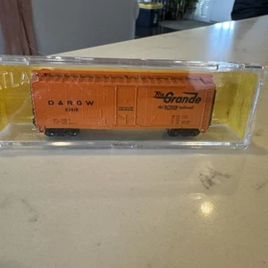 N Scale Atlas 40' Box Car Rio Grande D&RGW 3423 - Picture 1 of 4