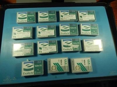 Exatape - Exabyte - Cintas de datos de 8 mm, lote de 21 - usadas - varias longitudes Foto 1 de 4