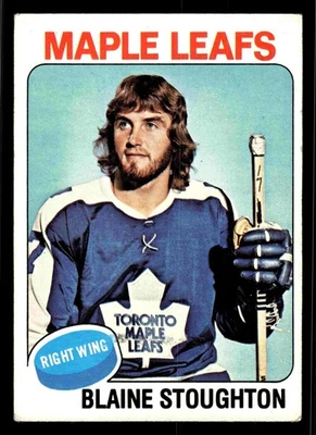 1975-76 Topps Blaine Stoughton #265 - Toronto Maple Leafs - Image 1 of 2