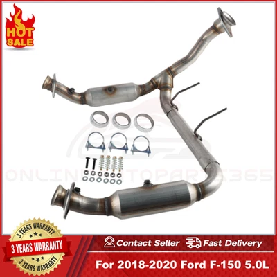 2x Left & Right Catalytic Converter for Ford F-150 2015 2016 2017 2018-2020 5.0L Foto 1 de 4